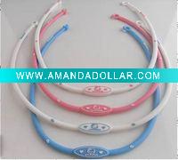 Wholesale titanium silicone necklace