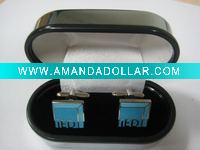 Blue cufflink