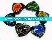 Wholesale wholesale lampwork murano glass necklace pendant