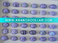 Wholesale 2011 hot high quality fashion jewelry purple acrylic ring