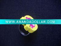 Wholesale fashion wood rings, child ornaments , ecnomic promotion gift