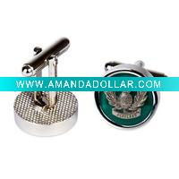 sterling cufflink button