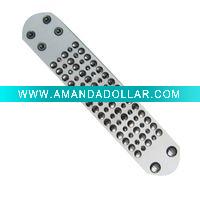 Wholesale OEM fashion white personalized stud men leather bracelet