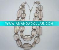 Wholesale 2011 Fashion beaded necklace with latest design Costume jewelry products