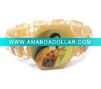 Wholesale Religions plastic bracelets, Jesus holy rosary bracelets