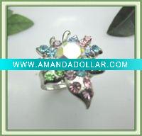 2011 women fashion crystal wedding rings