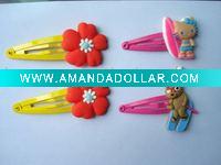Wholesale Lovely PVC child hair clips