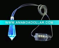 Diamond Shape Flashing Necklace