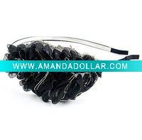 Wholesale Headbands ,Chiffon Flower Headbands ,H-009