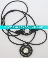 Wholesale 2011 super thin silicone necklace