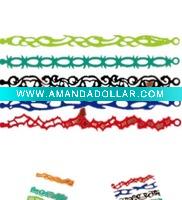 Wholesale 2011 Hot food grade silicone hollow bracelets