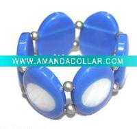 Blue stretch bangle BL-14036