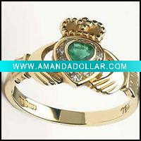 Gold wedding rings,Claddagh rings,Wedding jewelry