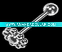 Wholesale (WS1135)Fashion Tongue Ring Body Piercing Jewelry