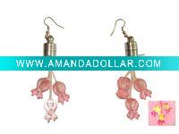 ribbon flashed earring