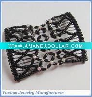 GlassBeaded Hair Comb
