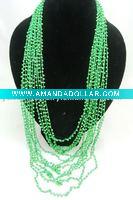 Wholesale glass beaded fashion necklace jewelry (A03)