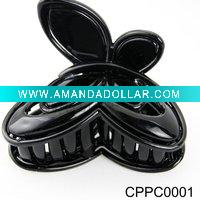 Black Plastic Hair ClipCPPC0001