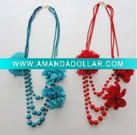 Wholesale fashion handmade flower neckalce