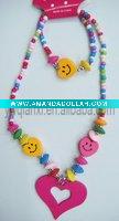 Wholesale Multicolor wooden jewelry set (QXJS11085)