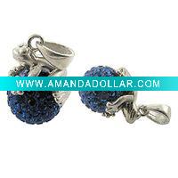Wholesale 925 Sterling Silver Crystal Stud Earring DR800083P Accept by PayPal