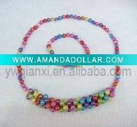 Wholesale 2011 Fashion Plastic Jewelery Set (QXJS11037)