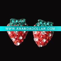 Wholesale 925 Sterling Silver Crystal Stud Earring DR800080E Accept by PayPal