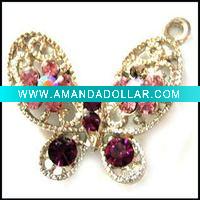 Wholesale 2011hotsale butterfly gold charms,china jewelry