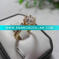 Wholesale hot sale diamond gold ring