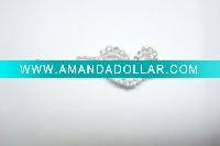 Wholesale Charming Hart-Shape Flower Alloy Rhinestone Hair Pins