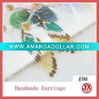 Multicolor handmade hoop Earrings