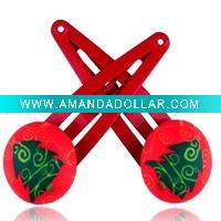 Polymer clay hair jewelry