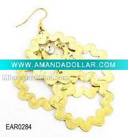 Wholesale gold fashion earrings