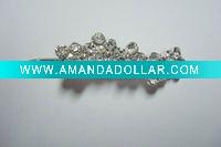 Wholesale Charming Plain Decent Alloy Flower Rhinestone Hair Pins