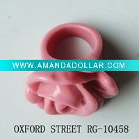 Wholesale 2010newest pink lovely flower figner ring