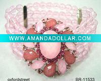 plastic beaded bracelet