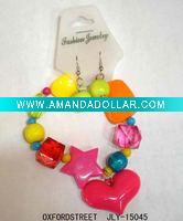 Wholesale bracelet and earring set