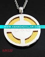 Wholesale stainless steel pendants with gold plating