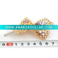 Wholesale gold plating exquisite excelent deisgn popular ladies barrettes