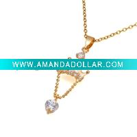 Wholesale gold plating crown pendant,EYX3-0013