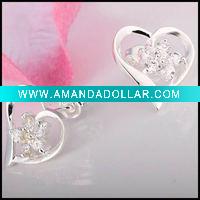 Wholesale Fashion Silver Earring in stock WE-203