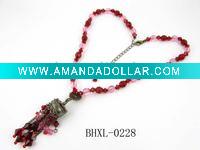 Wholesale fashion plastic chain necklace