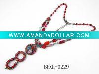 Wholesale fashion kukui nut necklace