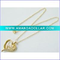 Wholesale fashion pendants,gold charm necklace, jewelry,fashion heart series of jewelry,promotion gifts,festival gifts