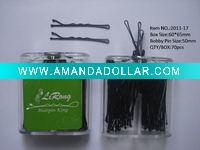 50mm black bobby pin