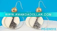 Fashion Large Alloy Hoop Earring