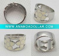 fashion ring plated