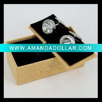 Wholesale Paper Cufflink Case Box - 010
