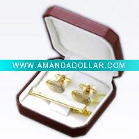 Wholesale Cufflinks and Tie Clip set box
