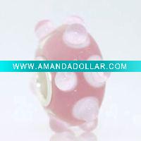 glass beads silver bracelet beads silver jewelry wholesaler